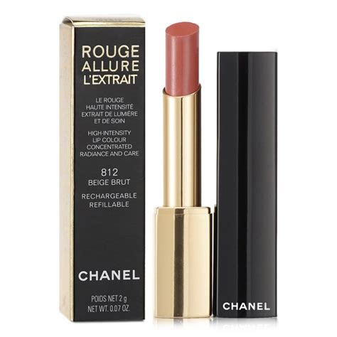 chanel rouge allure 812|chanel beige brut lipstick.